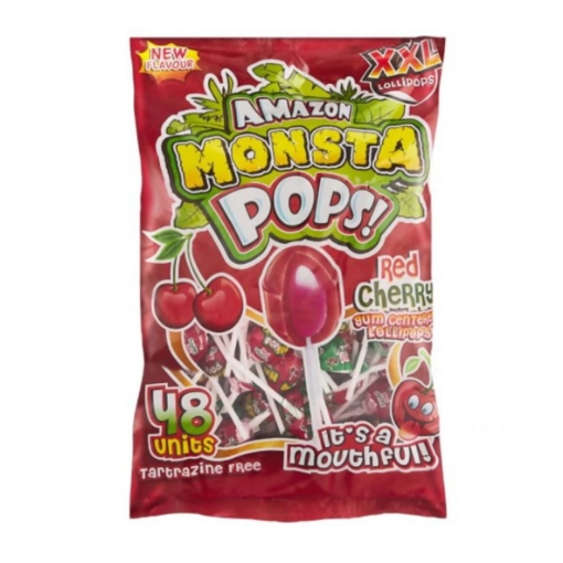 Picture of AMAZON LOLLIPOPS - CHERRY 48's