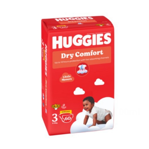 Picture of HUGGIES DRY COMFORT DIAPERS SIZE 3, 1x76s