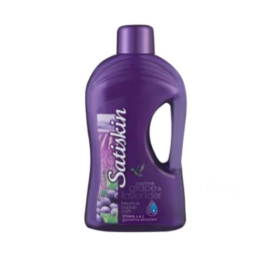 Picture of SATISKIN GRAPE & LAVENDER LUXURIOUS BUBBLE BATH 2L 