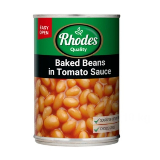 Picture of RHODES BAKED BEANS IN TOMATOE SAUCE 410g