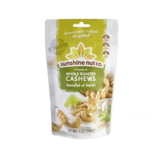 Picture of SUNSHINE NUT CO CASHEW NUTS -  HERBS 200G