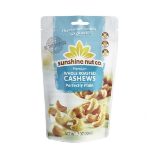 Picture of SUNSHINE NUT CO CASHEW NUTS -  PLAIN 200G 