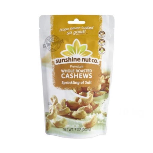 Picture of SUNSHINE NUT CO CASHEW NUTS -  SALTED 200G