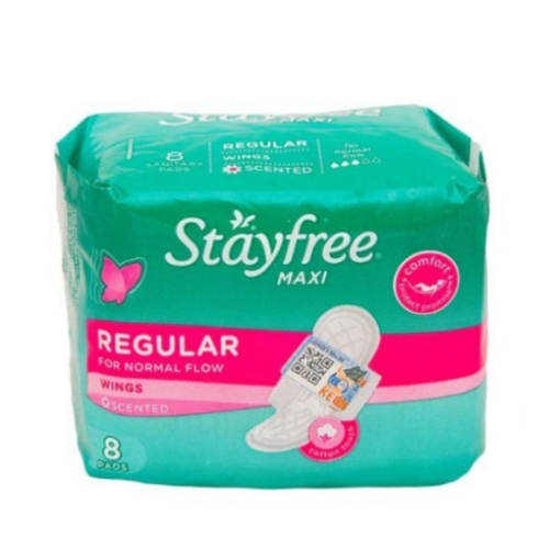 Picture of STAYFREE REGULAR SCENTED PADS 8s