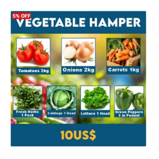 Picture of VEGETABLE HAMPER US$10