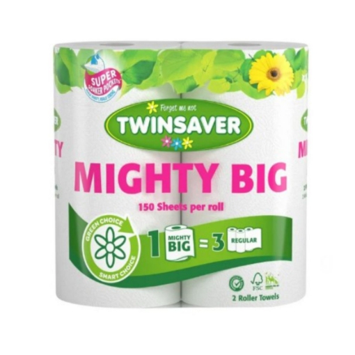 Picture of TWINSAVER MIGHTY BIG KITCHEN TOWEL WHITE 1x2