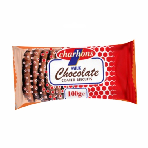 Picture of CHARHONS CHOCOLATE COATED BISCUITS 100g