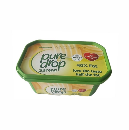 Picture of PURE DROP LOW FAT 40% MARGARINE TUB 500G 
