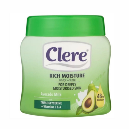 Picture of CLERE AVOCADO MILK BODY CREAM 500ML 