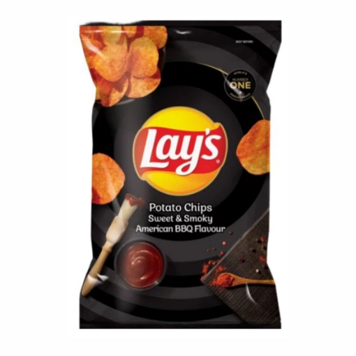 Picture of LAYS SWEET & SMOKY AMERICAN BBQ FLAVOUR 1x120G