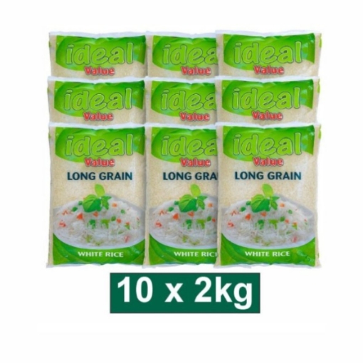 Picture of IDEAL VALUE LONG GRAIN WHITE RICE 10X2KG