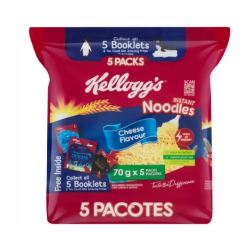 Picture of KELLOGG'S 2 MINUTE NOODLES 5 PACK - CHEESE 5x70g